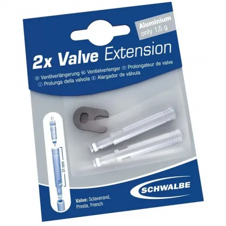 SCHWALBE 2x 65 mm 밸브 익스텐더 3137417395