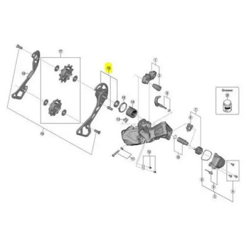 시마노 GRX RX817 11s 외부 케이지 플레이트 3137552019