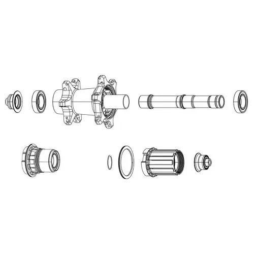 스램 Wheel Hub 프론트 베어링 키트 ZM1 3Zero 3137670892
