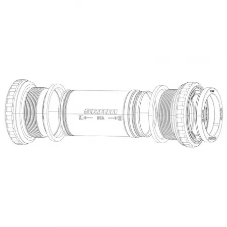 스램 Spindle Spacer Kit BB30 쿼크 MTB 키트 3137671061