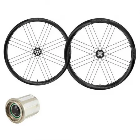 캄파놀로 Shamal C21 2-Way Fit Carbon Disc 튜블리스 로드 휠 세트 3137754978