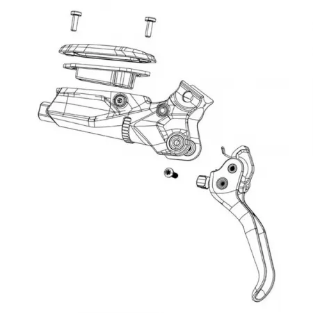 스램 G2 RSC A2 Aluminium 디스크 Brake 레버 조립 3137795707