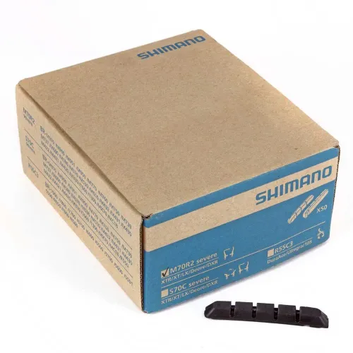 시마노 M70R2 MTB 림 브레이크 패드 50 켤레 3138733656
