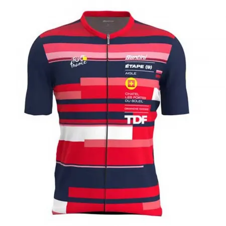 산티니 Aigle Tour De Fance Official 반팔 져지 3138777694