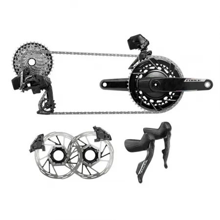 스램 Force e-Tap AXS E1 2x Hidro Flat Mount CL 자전거 부품 그룹 3142262547