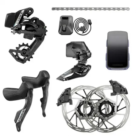 스램 Force e-Tap AXS E1 2x Hidro Flat Mount CL With Hammerhead Karoo 자전거 부품 그룹 3142262548
