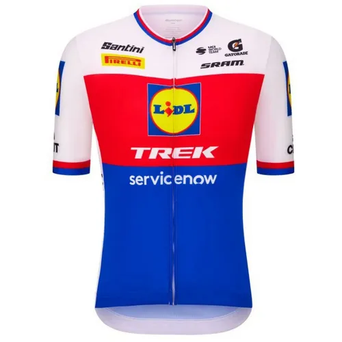산티니 LIDL 트렉 Czech 리퍼블릭 내셔널 챔피언 반팔 져지 3142823350