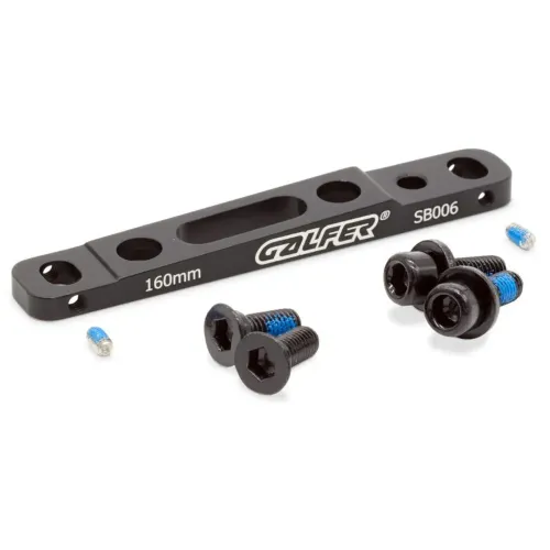 갤퍼 Flat 마운트 Front 140-160 mm 울트라라이트 자전거 디스크 브레이크 어댑터 3143040150