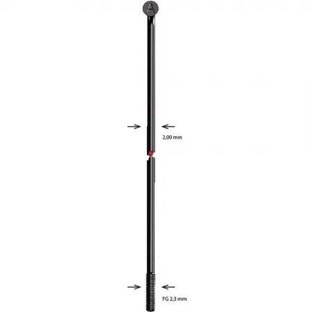알피나 18/8 2.00 mm 스포크 100 단위 3143738639