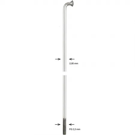 알피나 2.00 mm 스포크 100 단위 3143738640