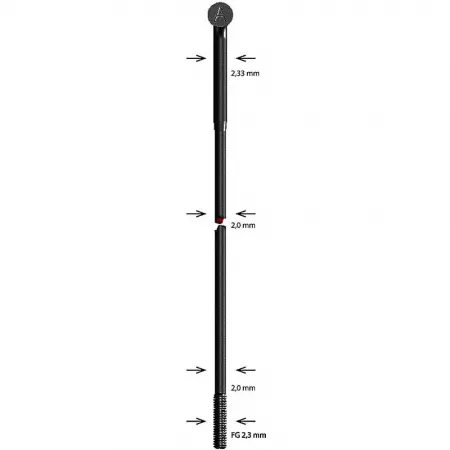 알피나 2.34/2.00 mm 스포크 100 단위 3143738644