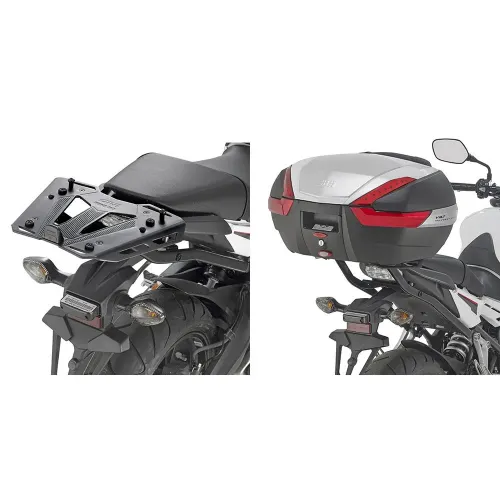 기비 Monokey/Monolock Honda CB650 F/CBR650F 탑 케이스 후면 피팅 4137999684
