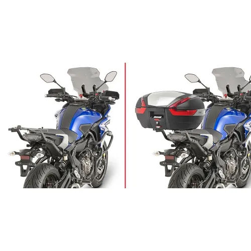 기비 Monokey/Monolock Yamaha MT-07 Tracer/Tracer 700 탑 케이스 후면 피팅 4137999695