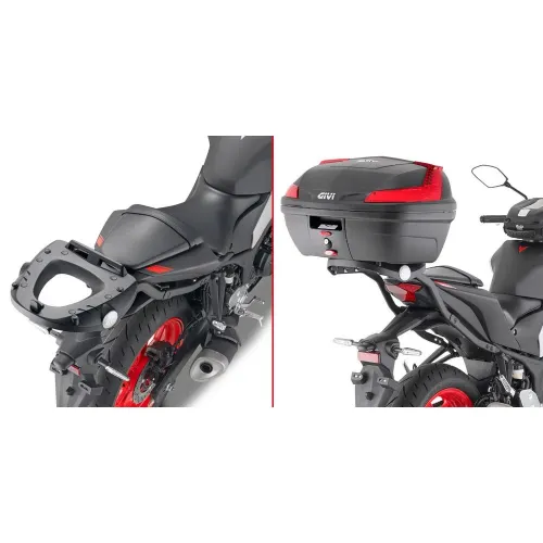 기비 Monolock Yamaha MT-03 321 탑 케이스 후면 피팅 4137999697
