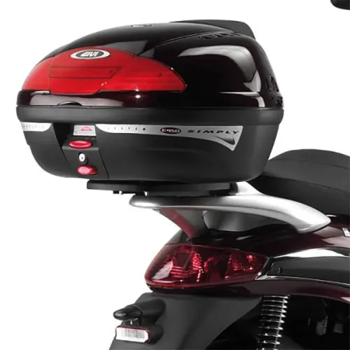 기비 Monolock Piaggio Beverly 125/200/250/400/500 탑 케이스 후면 피팅 4137999804