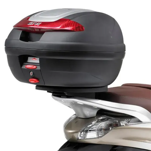 기비 Monolock Piaggio Beverly 125IE/300IE/350 탑 케이스 후면 피팅 4137999805