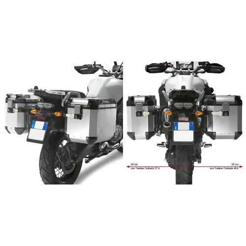 기비 Trekker Outback Monokey Cam Yamaha XT 1200 Z/ZE Super Tenere 사이드 케이스 장착 4137999859