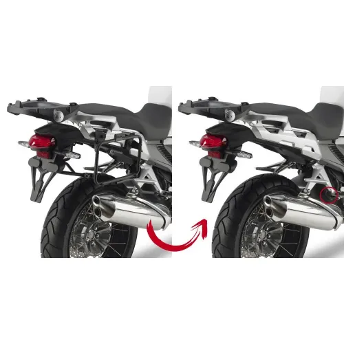 기비 Monokey/Retro Fit Rapid Release Honda Crosstourer 1200/DCT 사이드 케이스 장착 4137999894