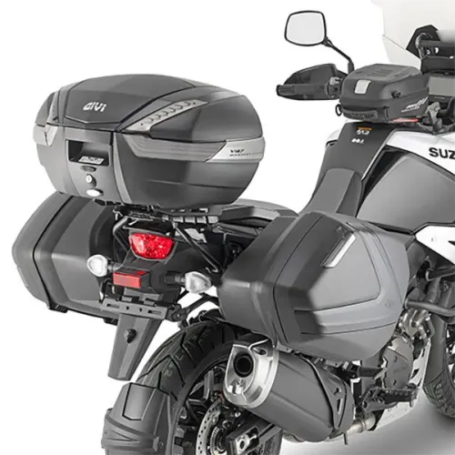 기비 V35/V37 Monokey Suzuki V-Strom 1050/V-Strom 1050 XT 사이드 케이스 장착 4137999919