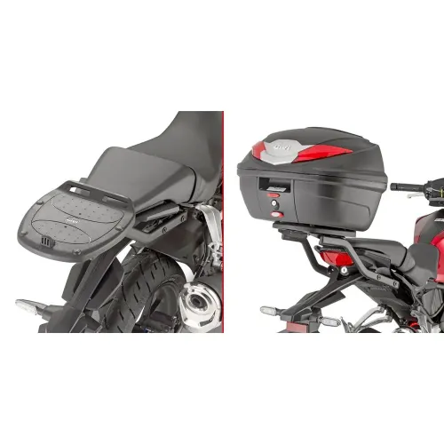 기비 Monolock Honda CB 125 R/CB 300 R 탑 케이스 후면 피팅 4137999961