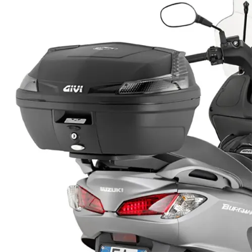 기비 Monolock Suzuki Burgman 125/200 K7/K8/K9/L0/L1/L2/L3&Burgman 125/200 ABS 탑 케이스 후면 피팅 4137999996