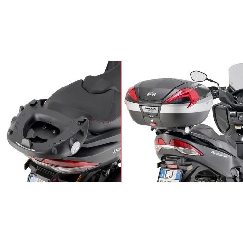 기비 Monolock/Monokey Suzuki Burgman 400 K7/K8/K9/L0/L1/L2/L3/L4/L5/L6&Burgman 400 탑 케이스 후면 피팅 4137999998