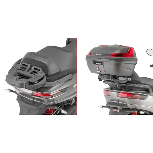 기비 Monolock/Monokey Piaggio MP3 350/500 Sport/Business 탑 케이스 후면 피팅 4138000024