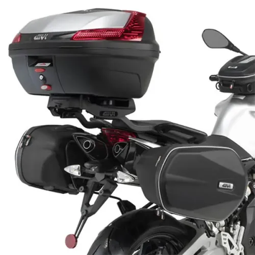 기비 Easylock/Soft Aprilia Shiver 750/900 ABS 오토바이 새들백 지지대 4138000116