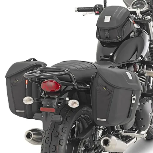 기비 MT501 Metro-T 트라이엄프 Street Twin 900/Bonneville T100 오토바이 새들백 지지대 4138000123