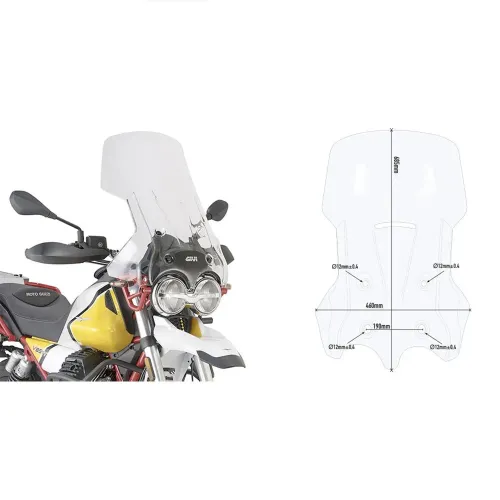기비 D8203ST Moto Guzzi V85 TT 앞유리 4138008247