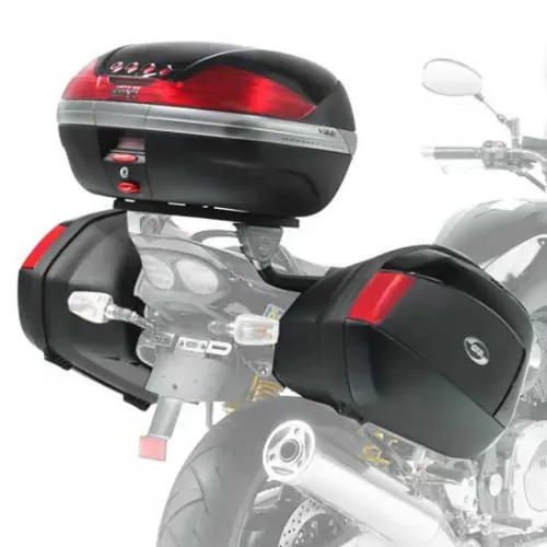 기비 Monokey/Monolock Yamaha XJR 1300 탑 케이스 후면 피팅 4138046660