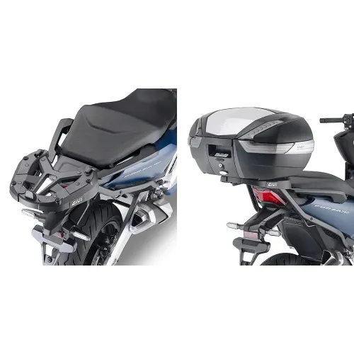 기비 Monokey/Monolock Honda Forza 750 탑 케이스 후면 피팅 4138106679