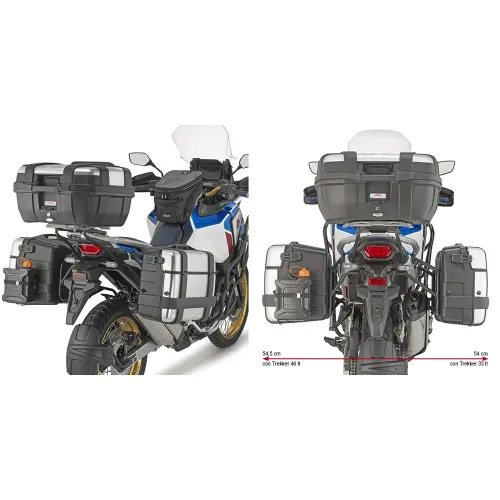 기비 Monokey Honda CRF Africa Twin Adventure Sports 20 1000 L 사이드 케이스 장착 4138411853