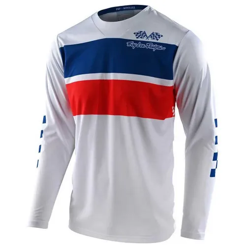 트로이 리 디자인 GP Racing Stripe 긴팔 티셔츠 4138492583