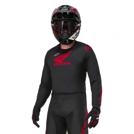 알파인스타 혼다 Racer Iconic 긴팔 티셔츠 4139592678