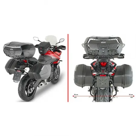 기비 Triumph Tiger Sport 660 2022-2023 V35/V37 Monokey 사이드 케이스 장착 4141004565