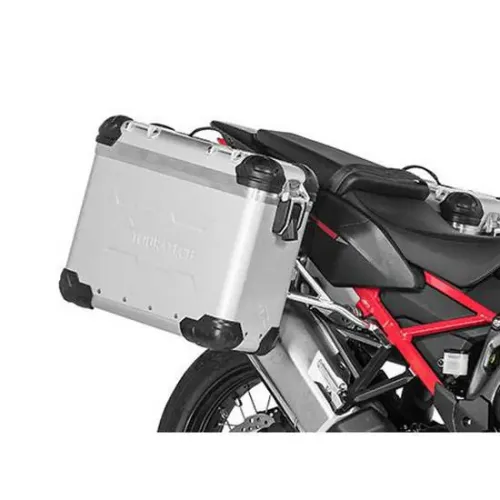 투라텍 ZEGA Evo And-S 38/45L Steel Black Rack Honda CRF1100L Africa Twin 2021 사이드 케이스 세트 4141190337
