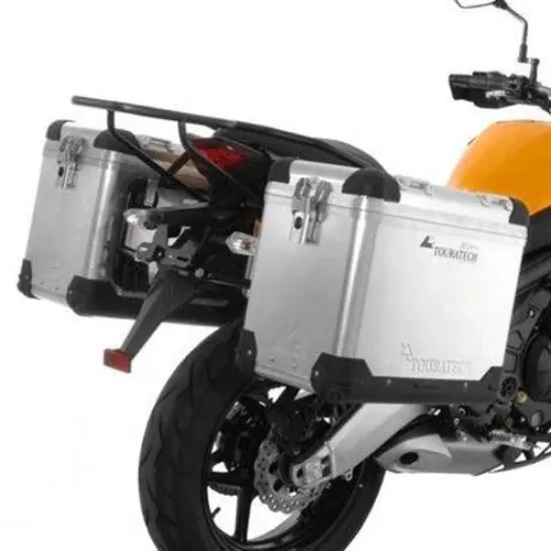 투라텍 ZEGA Pro 45/45 litro acero Black Rack Kawasaki Versys 650 2010-2014 사이드 케이스 세트 4141190405