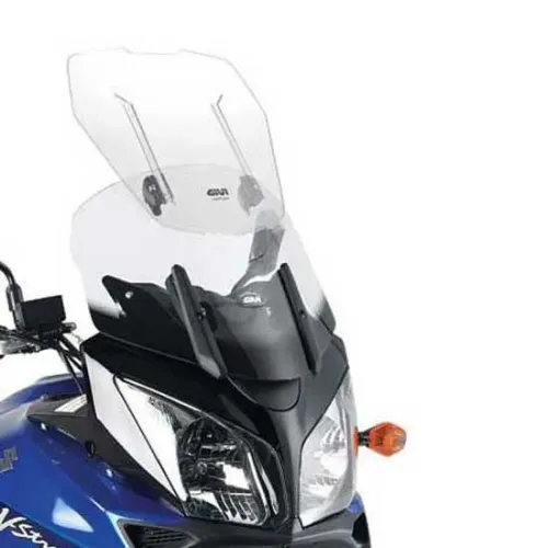 기비 에어플로우 스즈키 DL 650/1000 V-Strom 02-11/가와사키 KLV 1000 04-10 AF260B 조절 가능한 앞 유리 4141934258