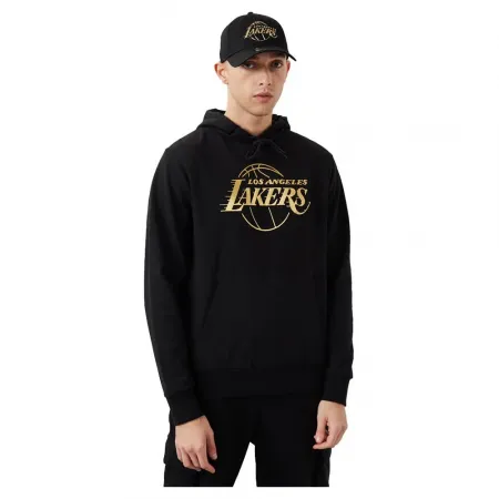뉴에라 Los Angeles Lakers NBA Foil Print 후드티 5139039801