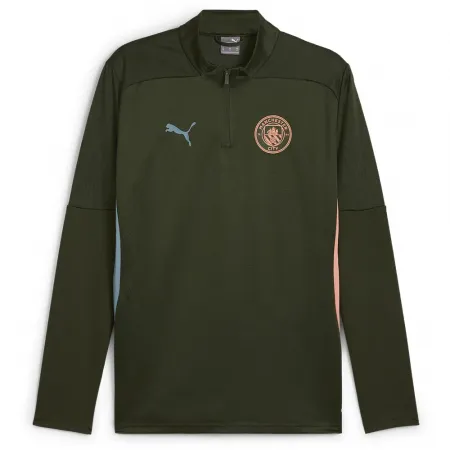 푸마 Manchester City FC 24/25 훈련 풀지퍼 스웨트셔츠 5140940197