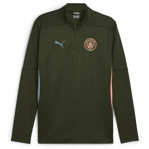 푸마 Manchester City FC 24/25 훈련 풀지퍼 스웨트셔츠 5140940197