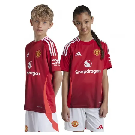 아디다스 Manchester United 24/25 홈 주니어 반팔 티셔츠 5141013567