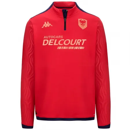 카파 SM Caen 24/25 Ablas 프로 8 훈련 주니어 하프 지퍼 스웨트셔츠 5141653923