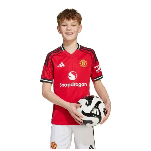아디다스 Manchester United 25/26 홈 주니어 반팔 티셔츠 5142063081