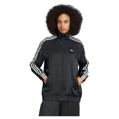 아디다스 Satin Firebird Ruffle 3 Stripes 트랙 자켓 5142096898