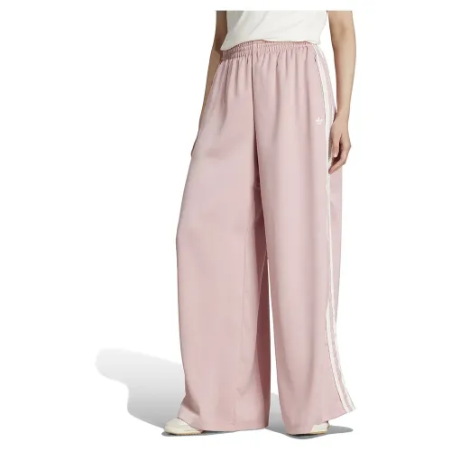 아디다스 Satin Wide Leg Ruffle 3 Stripes 운동복 바지 5142096910