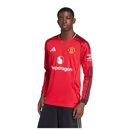 아디다스 Manchester United 25/26 홈 긴팔 티셔츠 5142117580