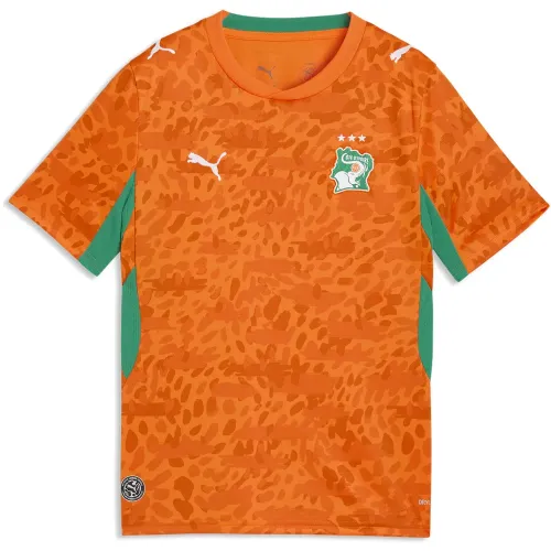 푸마 Costa de Marfil 25/26 레플리카 홈 주니어 반팔 티셔츠 5142669779