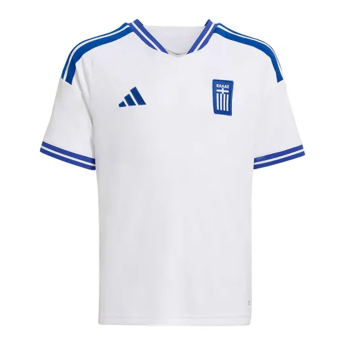 아디다스 Greece 26/27 홈 주니어 반팔 티셔츠 5142681329
